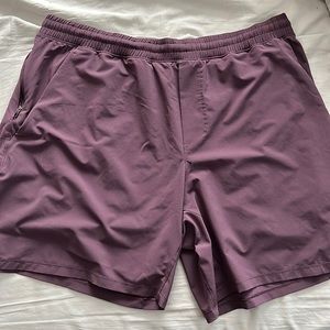 Lululemon Men’s Pace Breaker Linerless 7 in Inseam Size XXL Concord Grape